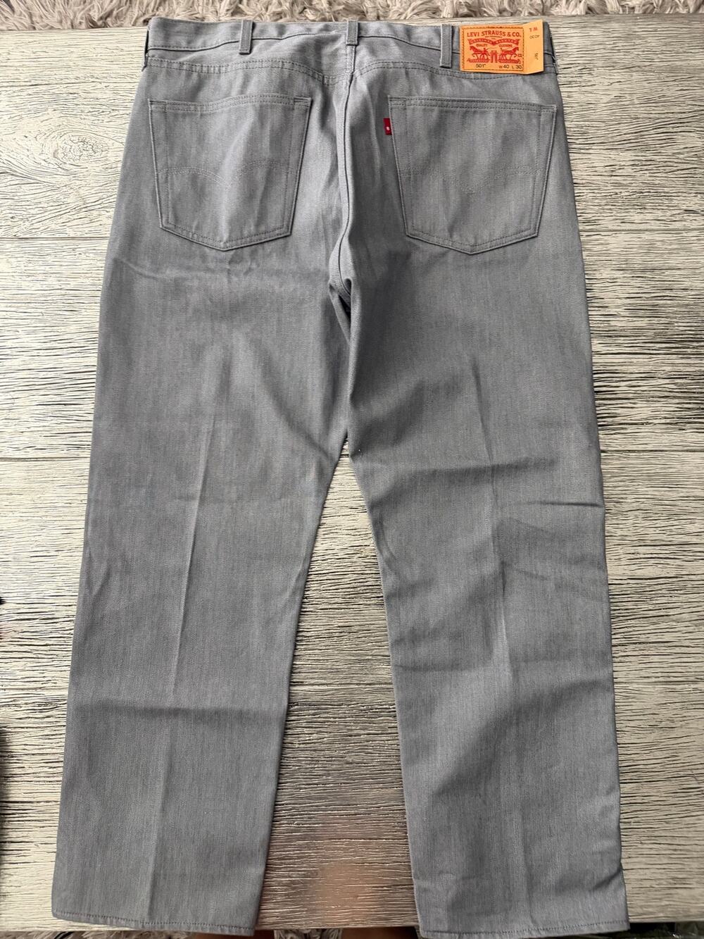 Levi's 501 Men’s Jeans - Gray W40 L30